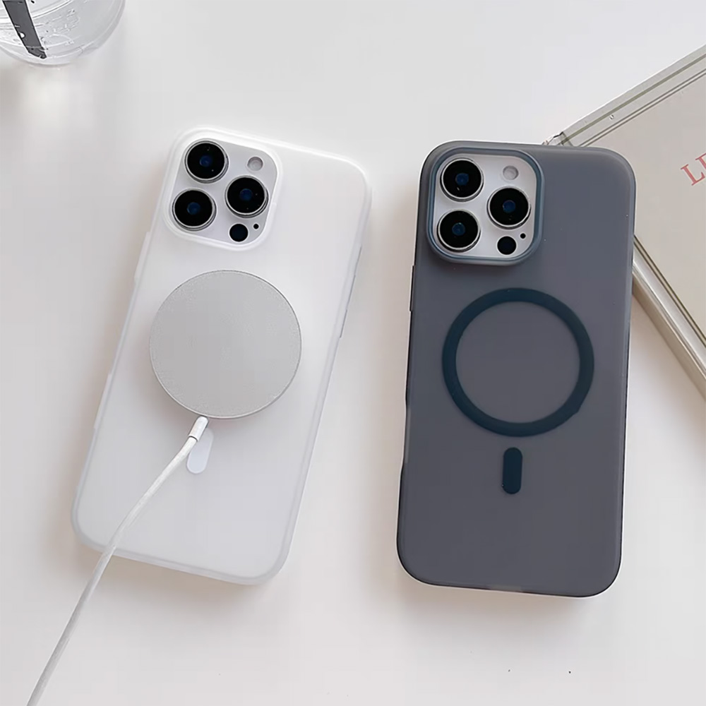 Ring Stand Case - غطاء هاتف فاخر مطفي متوافق مع