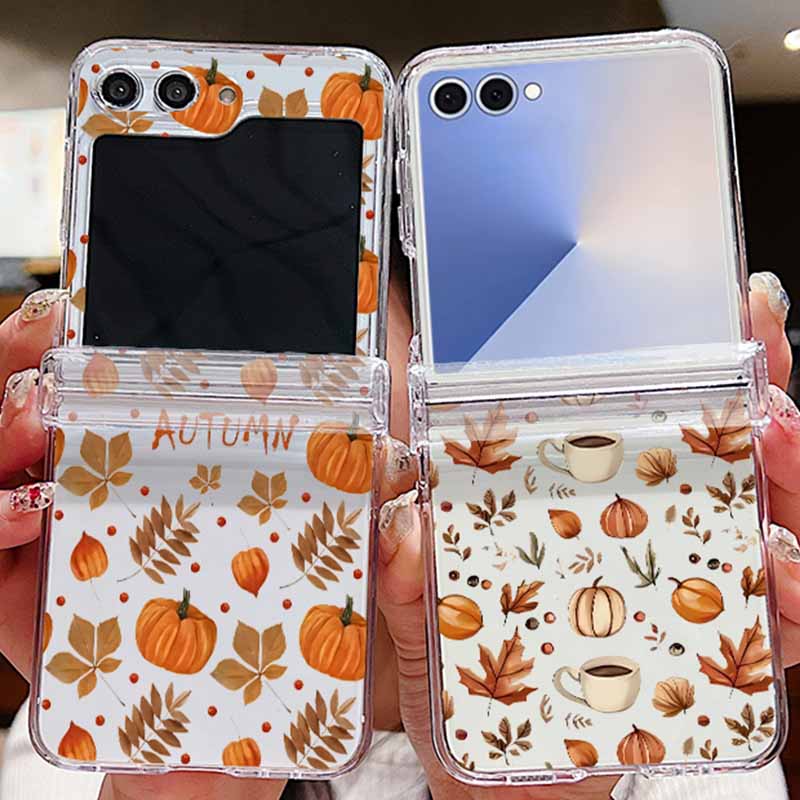Phone Cases Z Fold 7 - الخريف مابل ليف نمط قضية الهاتف