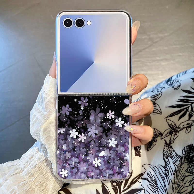 Phone Cases Z Fold 7 - غطاء هاتف صلب قابل للطي بتصميم