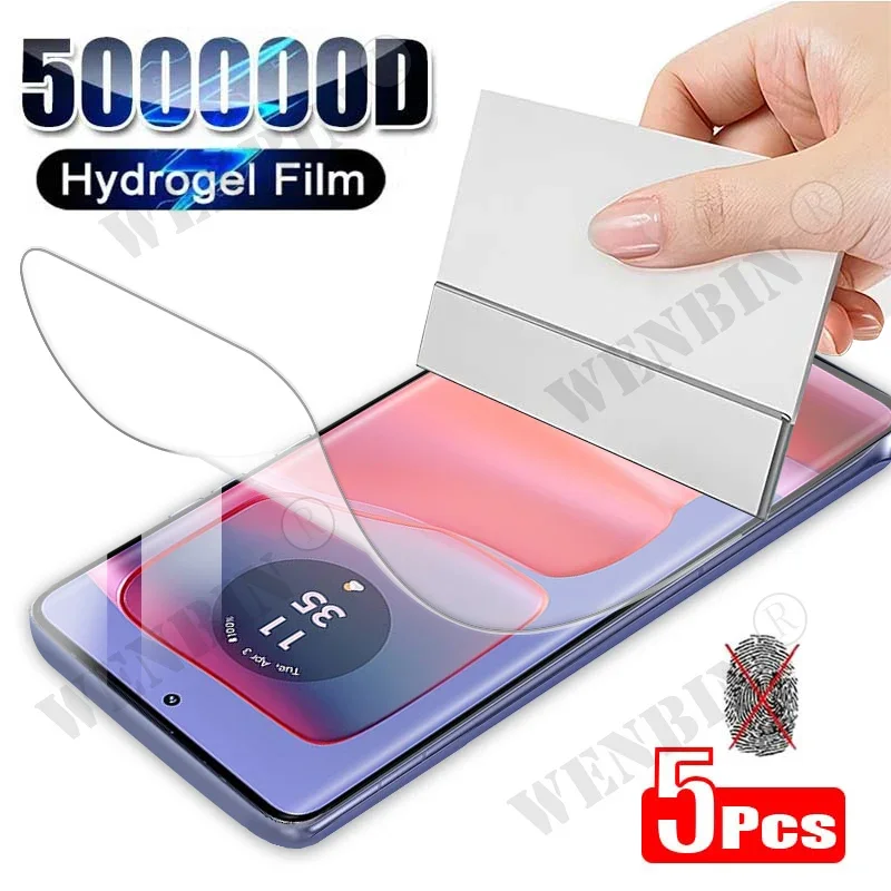 Phone Cases Moto G - 5 قطعة فيلم هيدروجيل ل Moto