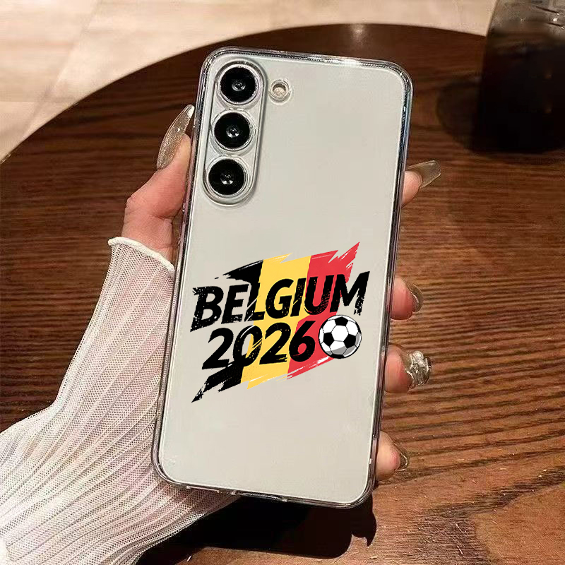 Phone Cases South Africa - جراب هاتف شفاف بتصميم بطل بلجيكا