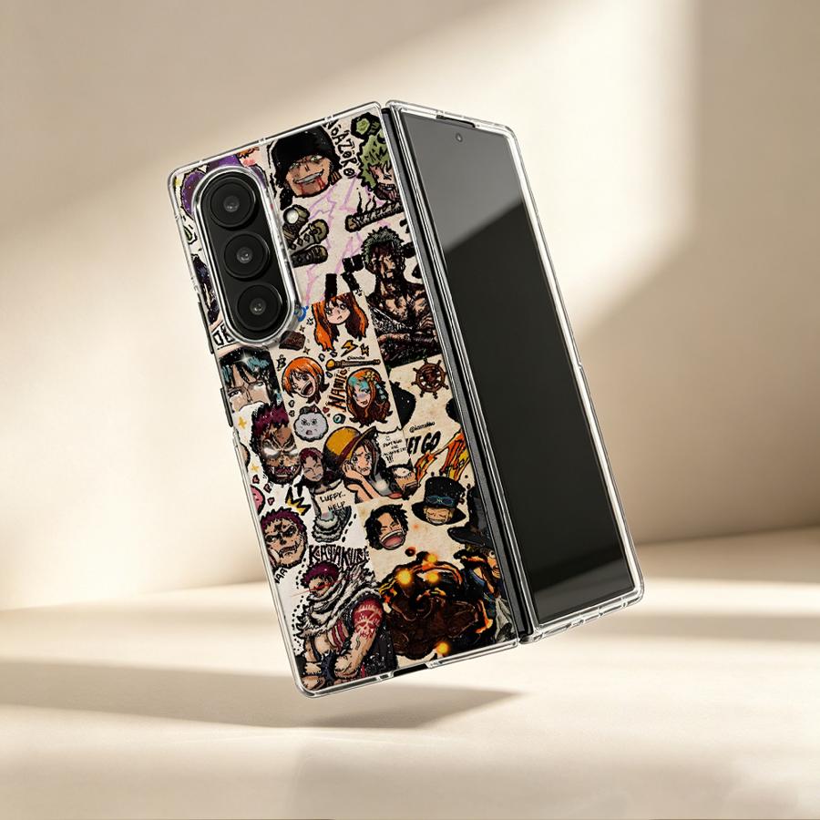 Phone Cases One Piece - جراب شفاف ناعم لهاتف سامسونج جالاكسي