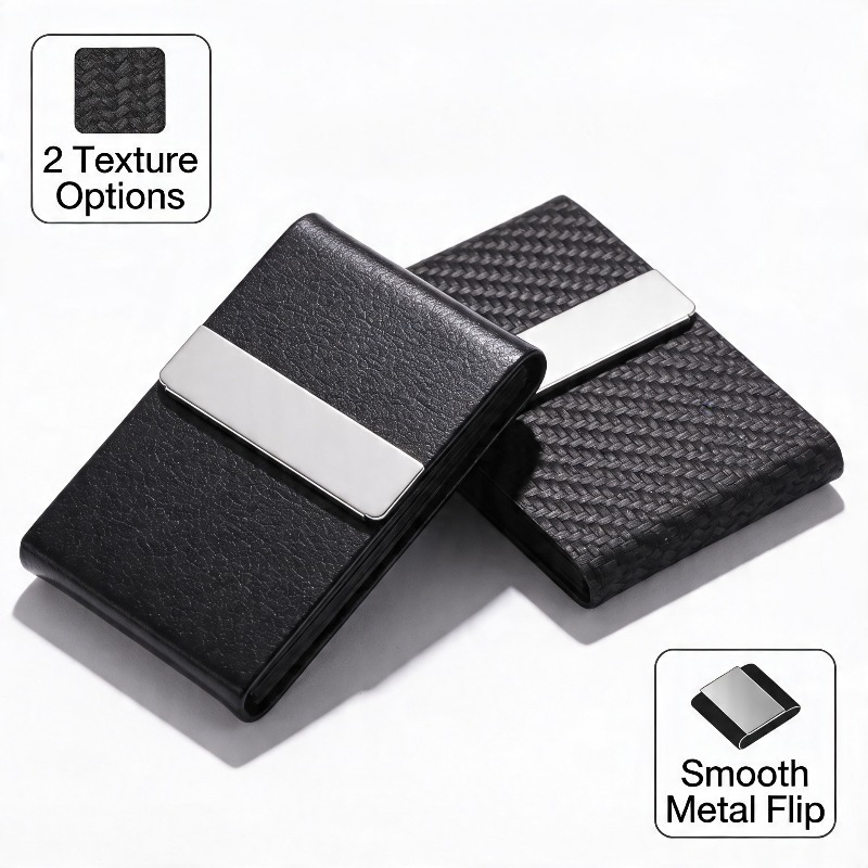 Card Holder Slim Case - حافظة بطاقات عمل رجالية نحيفة من