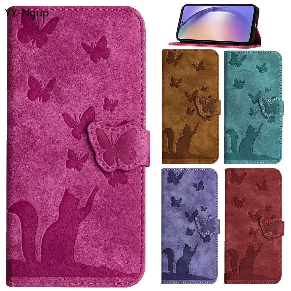 Phone Cases With Wallet On Back - ثلاثية الأبعاد القط المحفظة فليب القضية