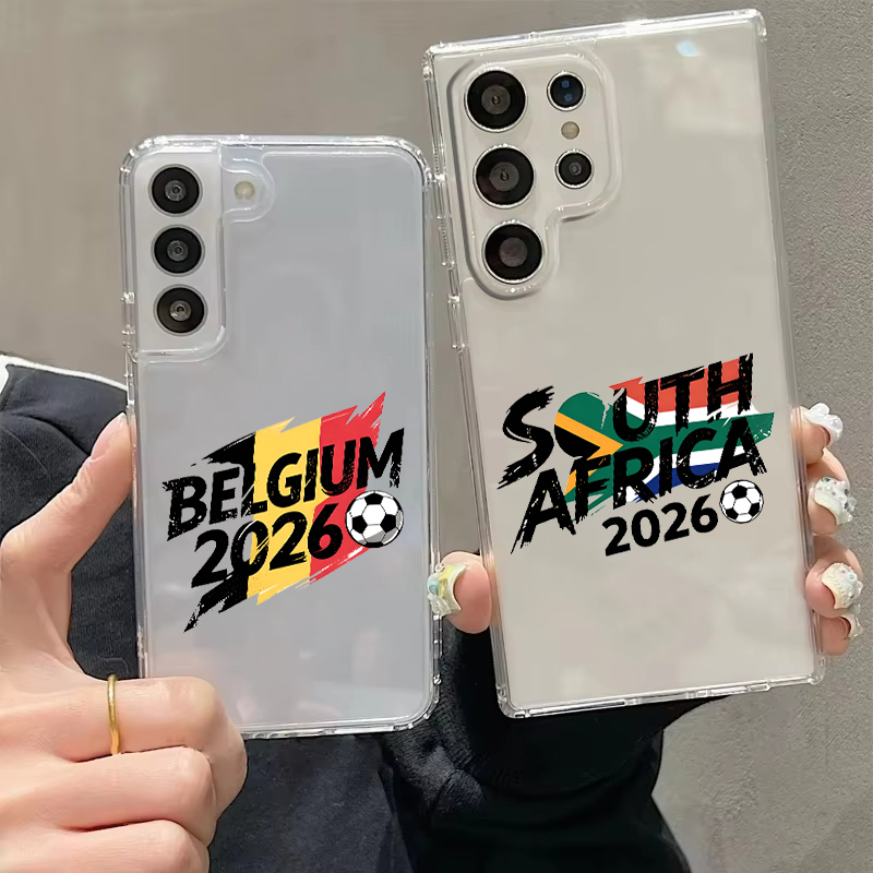 Phone Cases South Africa - جراب هاتف شفاف بتصميم بطل بلجيكا
