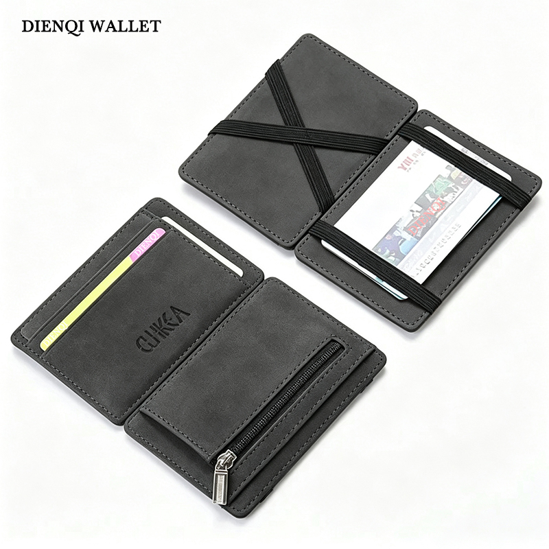 محفظة سحرية من الجلد الصناعي ل - مراجعة Card Holder Slim Case وسعره