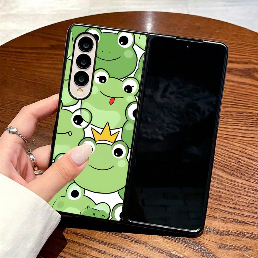 غطاء هاتف بتصميم الضفدع يغطي ا - مراجعة Phone Cases Z Fold 7 وسعره