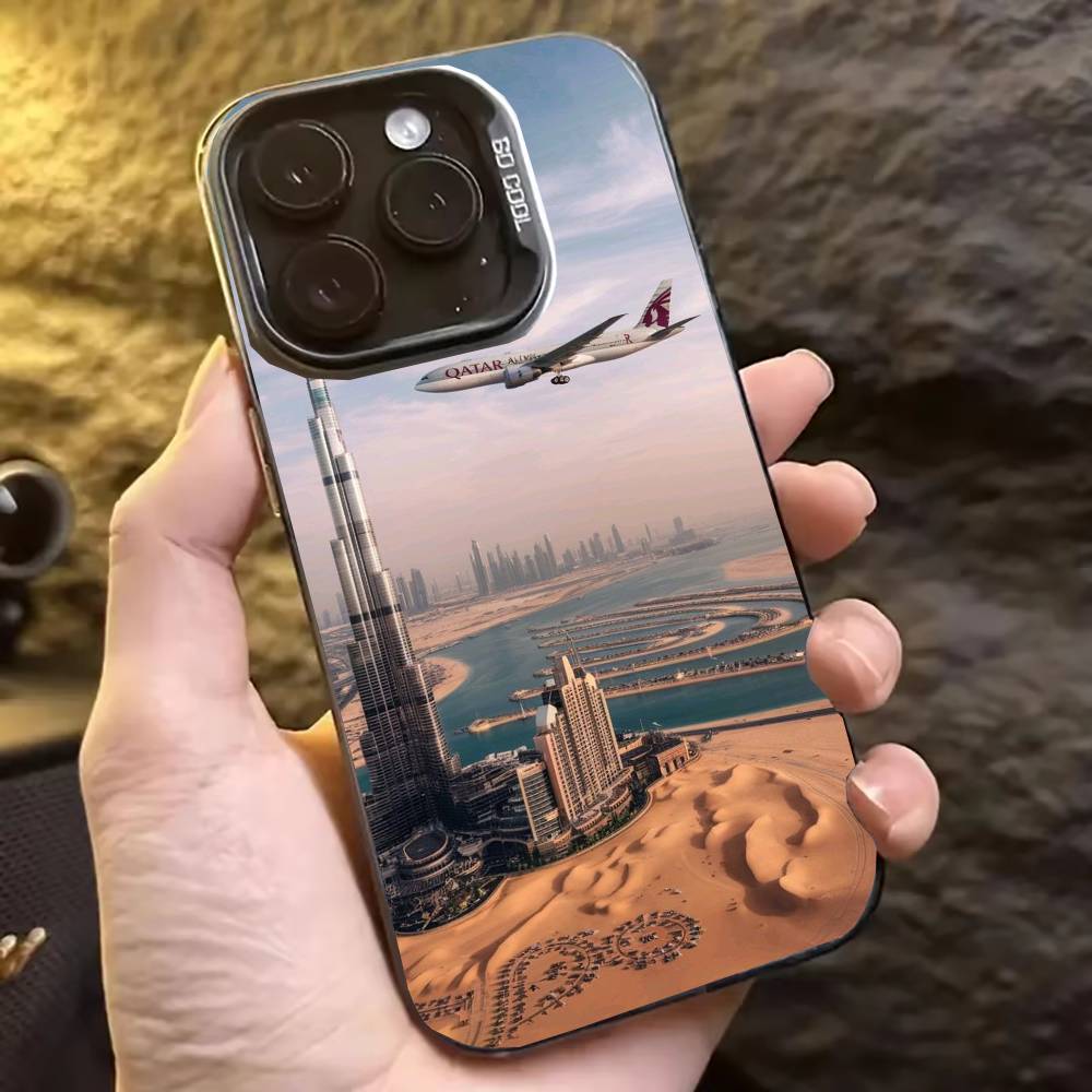 جراب هاتف بتصميم طائرة وبرج خل - مراجعة Phone Cases Dubai وسعره