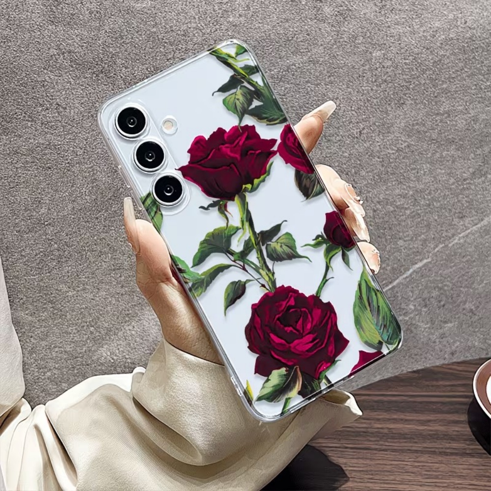 غطاء هاتف شفاف مقاوم للصدمات ب - مراجعة Phone Cases Red وسعره