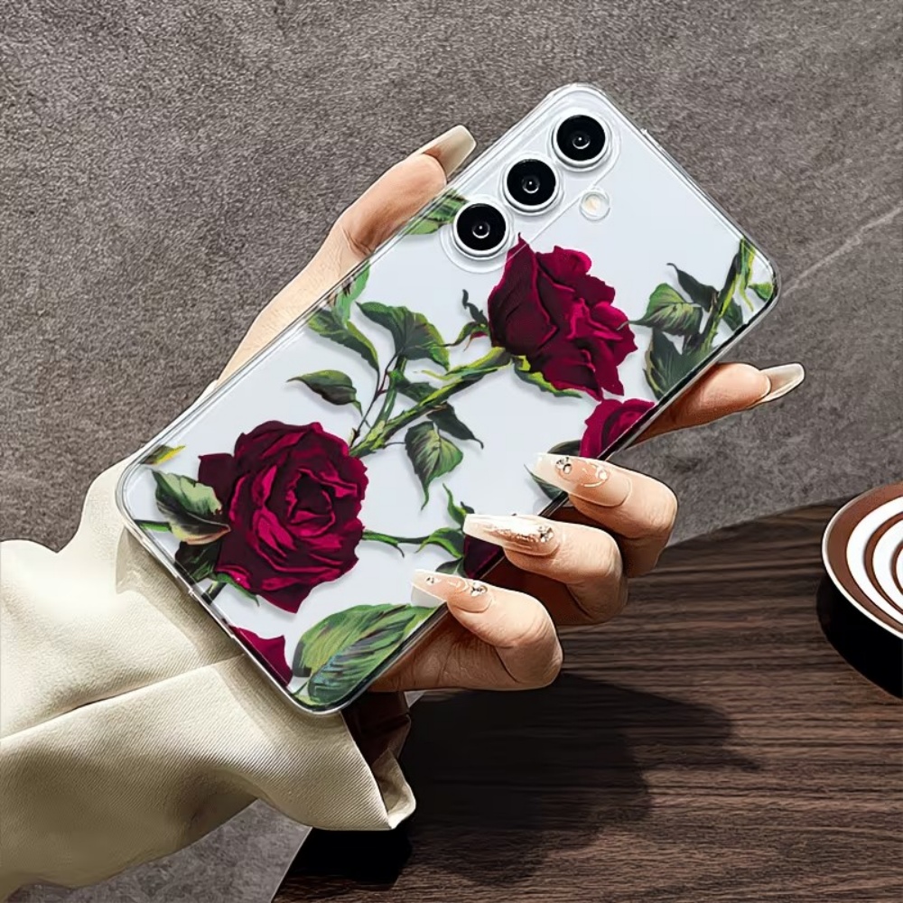 غطاء هاتف شفاف مقاوم للصدمات ب - مراجعة Phone Cases Red وسعره