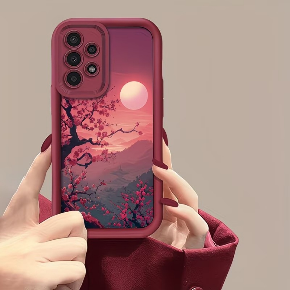 غطاء هاتف أحمر مضاد للسقوط بتص - مراجعة Phone Cases Red وسعره