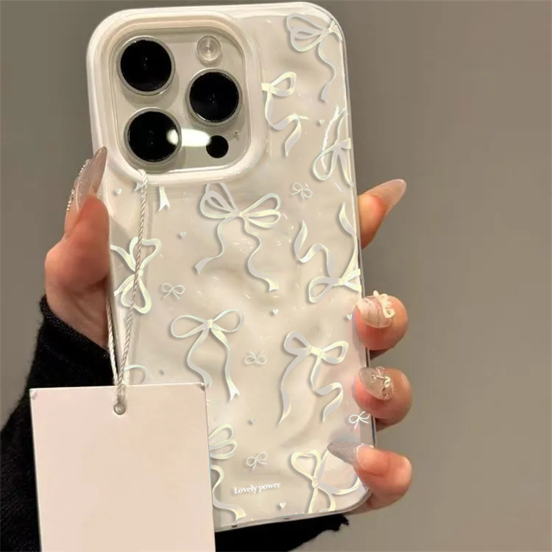 غطاء هاتف بنمط فيونكة بيضاء وح - مراجعة Phone Cases Red وسعره