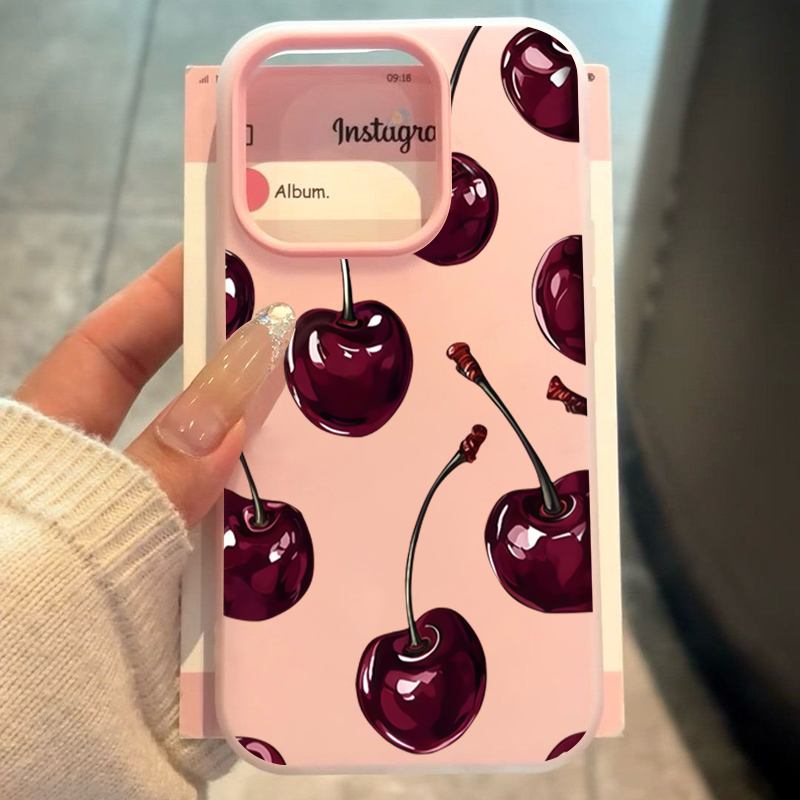 Red Cherry Jelly Phone Case Fo - مراجعة Phone Cases Red وسعره