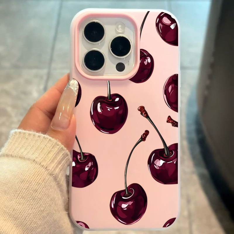 Red Cherry Jelly Phone Case Fo - مراجعة Phone Cases Red وسعره