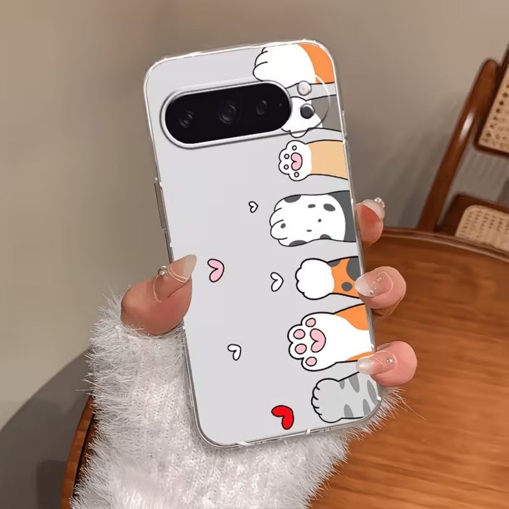 غطاء هاتف سيليكون شفاف بتصميم  - مراجعة Google Pixel 9 وسعره
