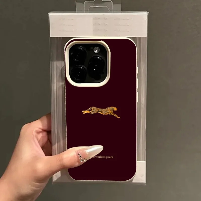 موضة ليوبارد النبيذ الأحمر لين - مراجعة Phone Cases Red وسعره