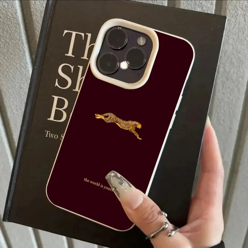 موضة ليوبارد النبيذ الأحمر لين - مراجعة Phone Cases Red وسعره