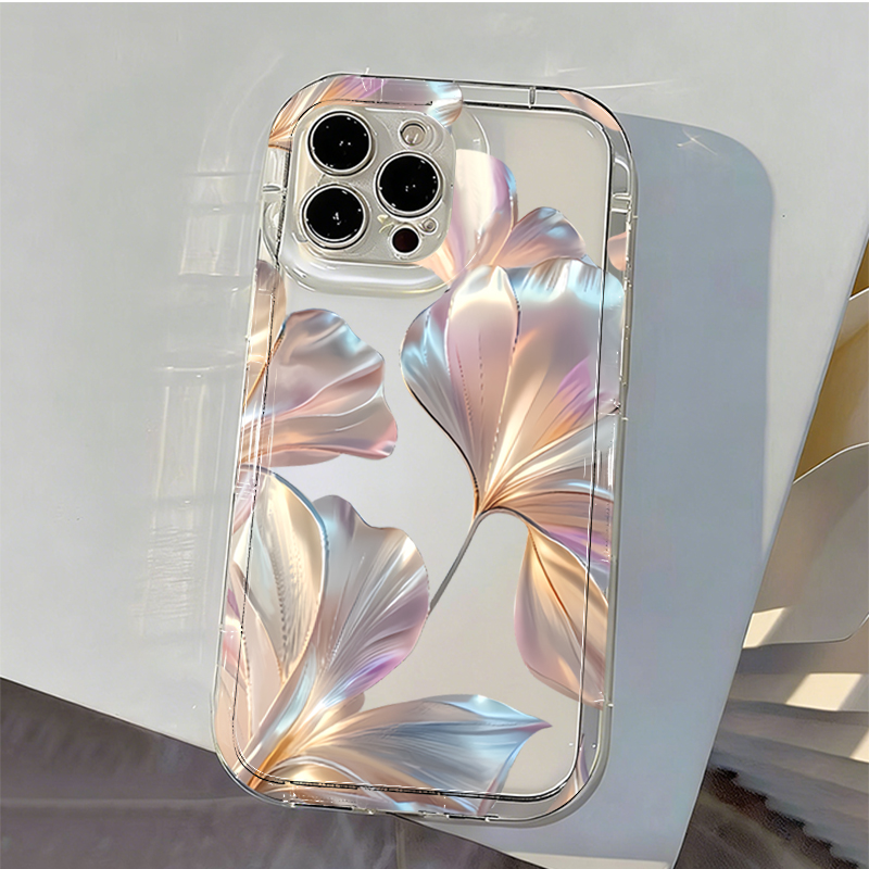 غطاء هاتف ملون بطباعة أوراق ال - مراجعة Phone Cases Red وسعره
