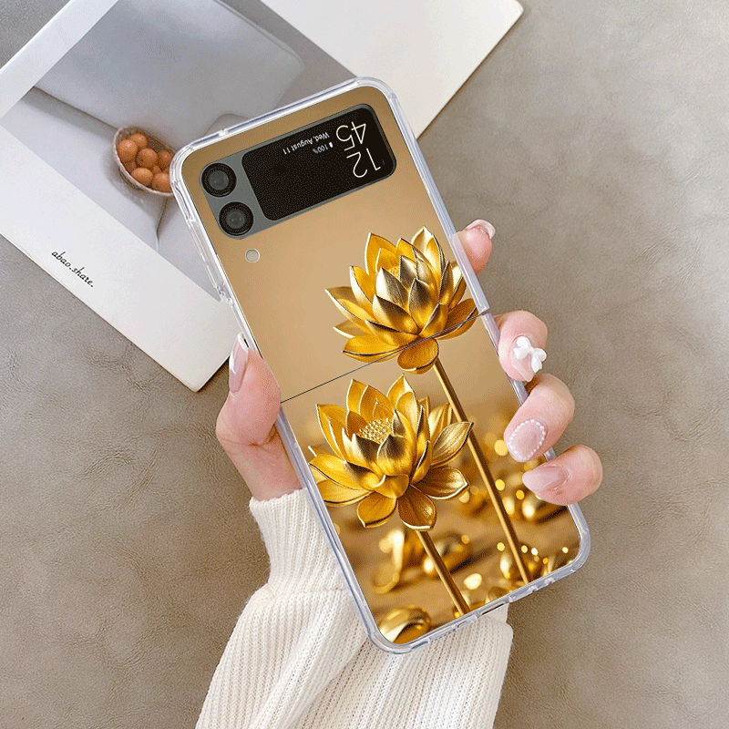 الإبداعية الذهبي لوتس زهرة نمط - مراجعة Phone Cases Z Fold 7 وسعره