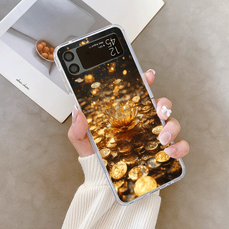 الإبداعية الذهبي لوتس زهرة نمط - مراجعة Phone Cases Z Fold 7 وسعره