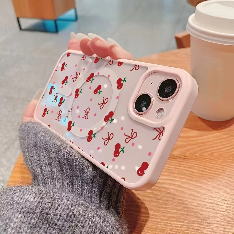 جراب هاتف مغناطيسي شفاف صلب بت - مراجعة Phone Cases Red وسعره
