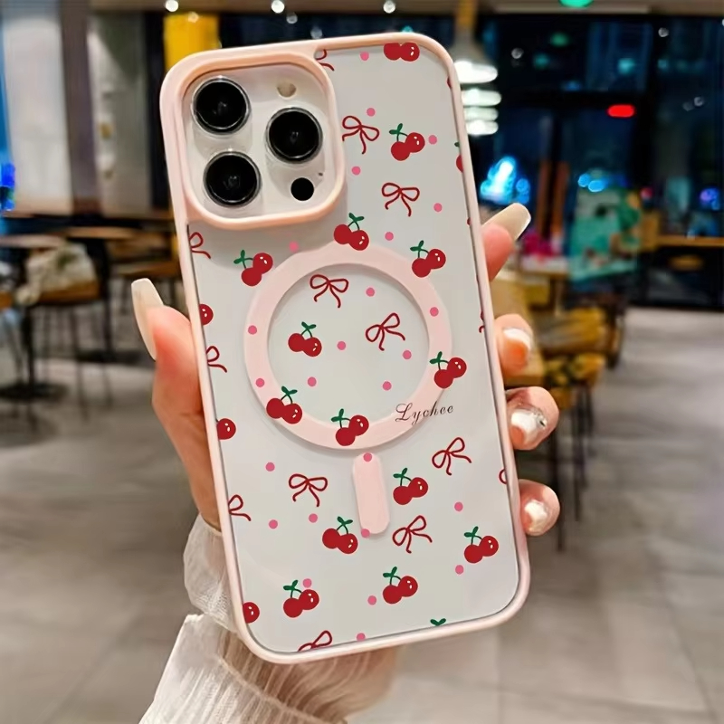 جراب هاتف مغناطيسي شفاف صلب بت - مراجعة Phone Cases Red وسعره