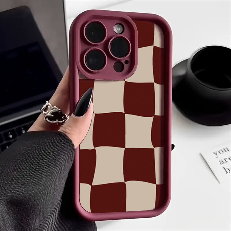 النبيذ الأحمر تشوه شبكة نمط جر - مراجعة Phone Cases Red وسعره