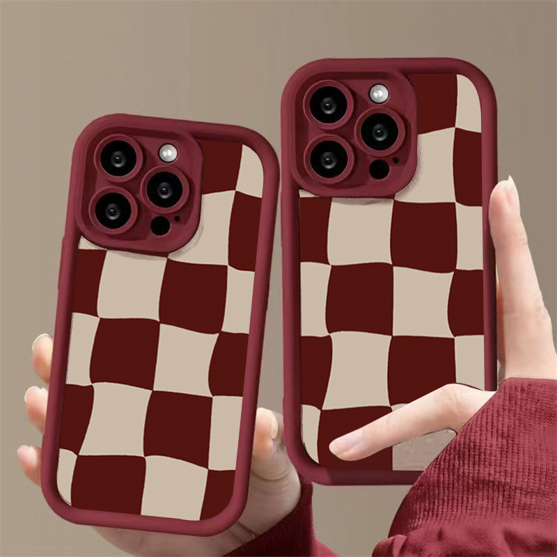 النبيذ الأحمر تشوه شبكة نمط جر - مراجعة Phone Cases Red وسعره