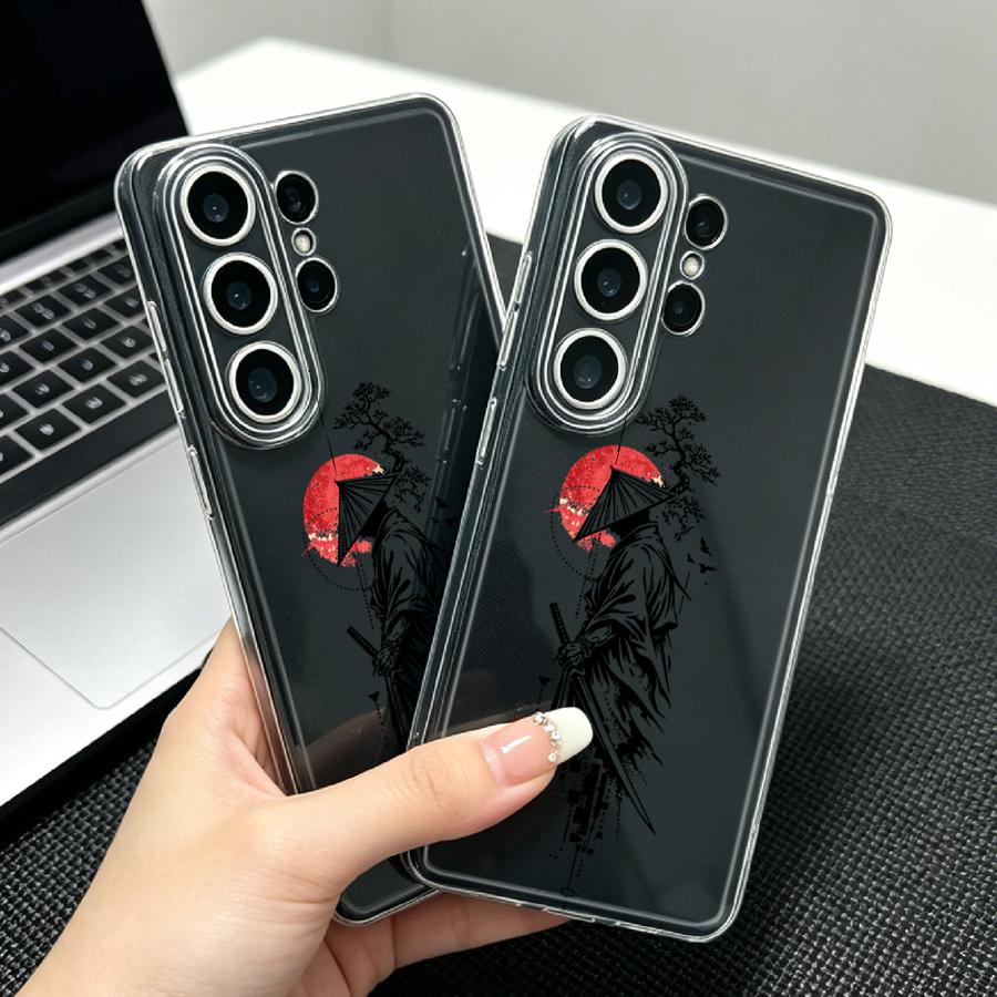 غطاء هاتف بطباعة الساموراي مع  - مراجعة Phone Cases Red وسعره