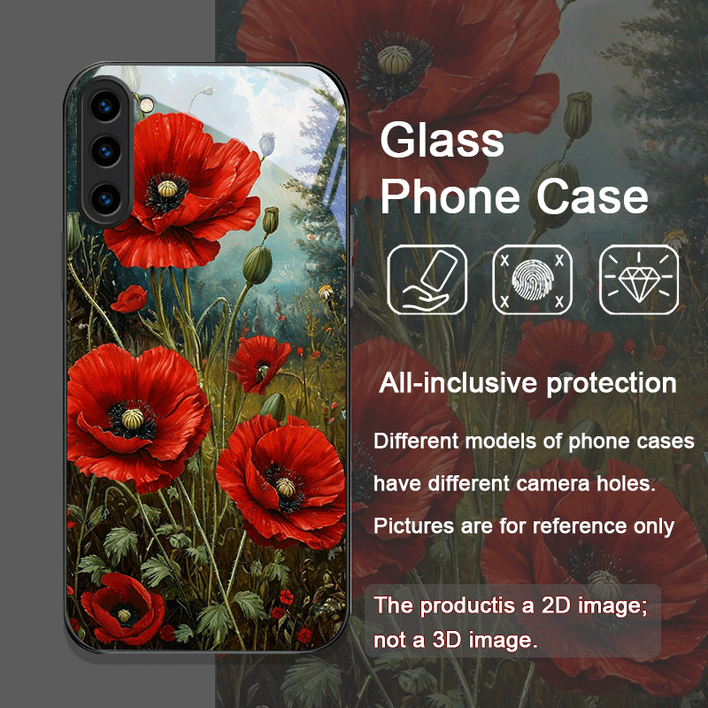 غطاء هاتف من الزجاج المقوى بطب - مراجعة Phone Cases Red وسعره