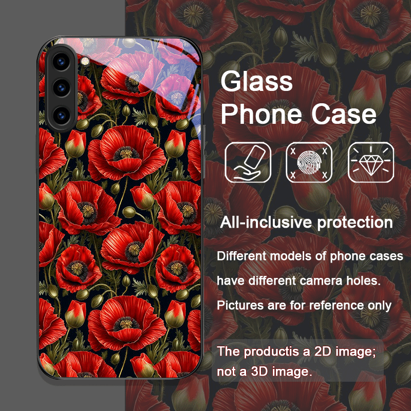 غطاء هاتف من الزجاج المقوى بطب - مراجعة Phone Cases Red وسعره