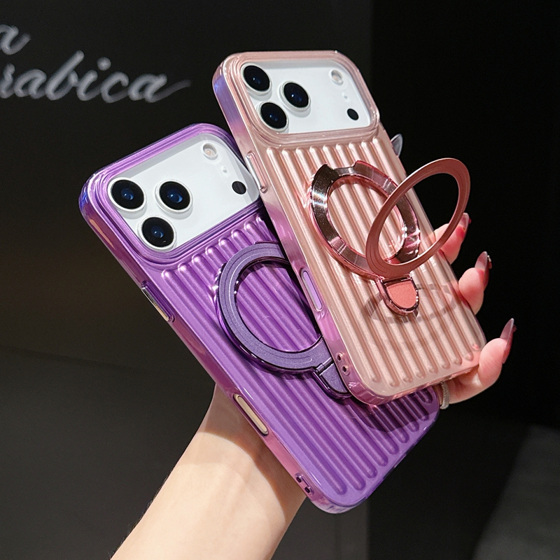 جراب هاتف فاخر مخطط بحلقة مغنا - مراجعة Ring Stand Case وسعره
