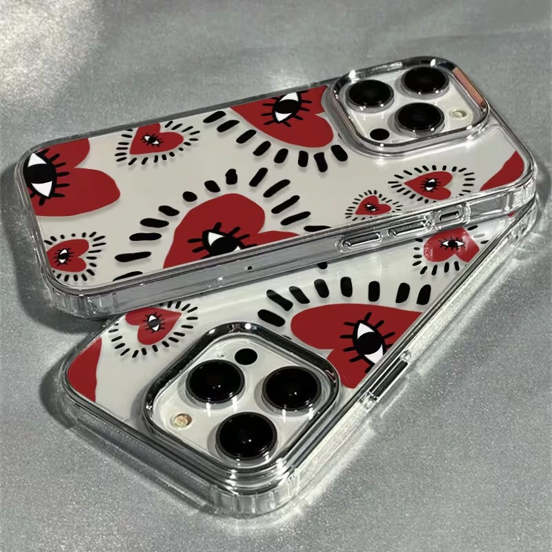 فريد الأحمر القلب العين الإطار - مراجعة Phone Cases Red وسعره