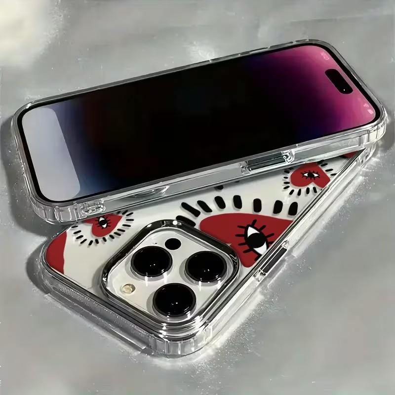 فريد الأحمر القلب العين الإطار - مراجعة Phone Cases Red وسعره