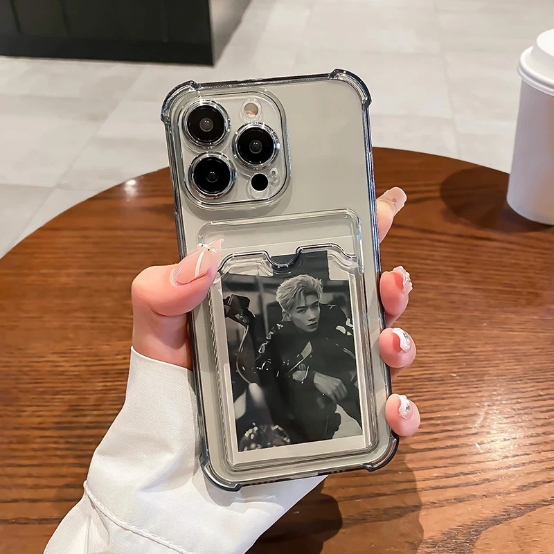 شفافة فتحة للبطاقات حقيبة حامل - مراجعة Phone Cases With Wallet On Back وسعره
