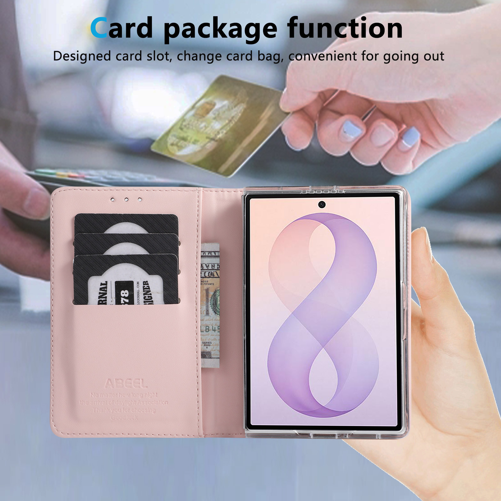 حافظة فليب كاردز سولت بملمس جل - مراجعة Card Holder Slim Case وسعره