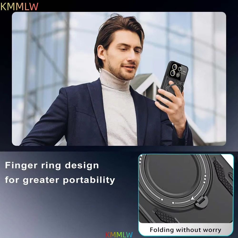 غطاء واقي مضاد للصدمات لهواتف  - مراجعة Ring Stand Case وسعره