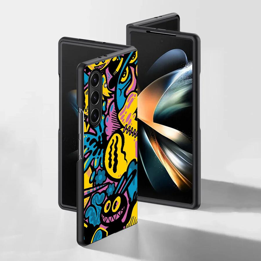 حافظة بتصميم جرافيتي كرتونية ل - مراجعة Phone Cases Z Fold 7 وسعره