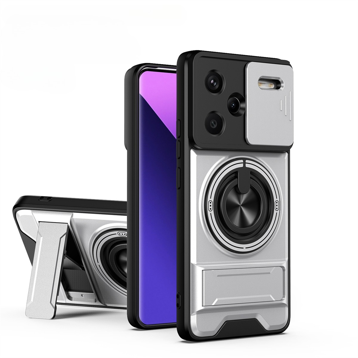 حافظة لهاتف شاومي ريدمي نوت 14 - مراجعة Ring Stand Case وسعره