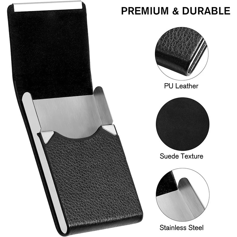حافظة بطاقات عمل رجالية نحيفة  - مراجعة Card Holder Slim Case وسعره