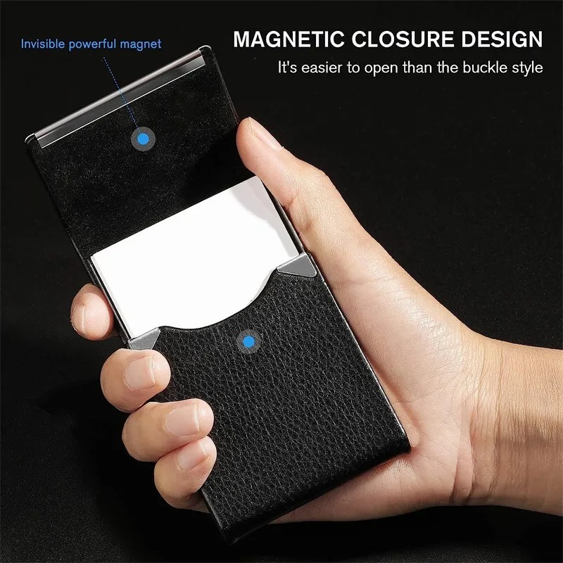حافظة بطاقات عمل رجالية نحيفة  - مراجعة Card Holder Slim Case وسعره