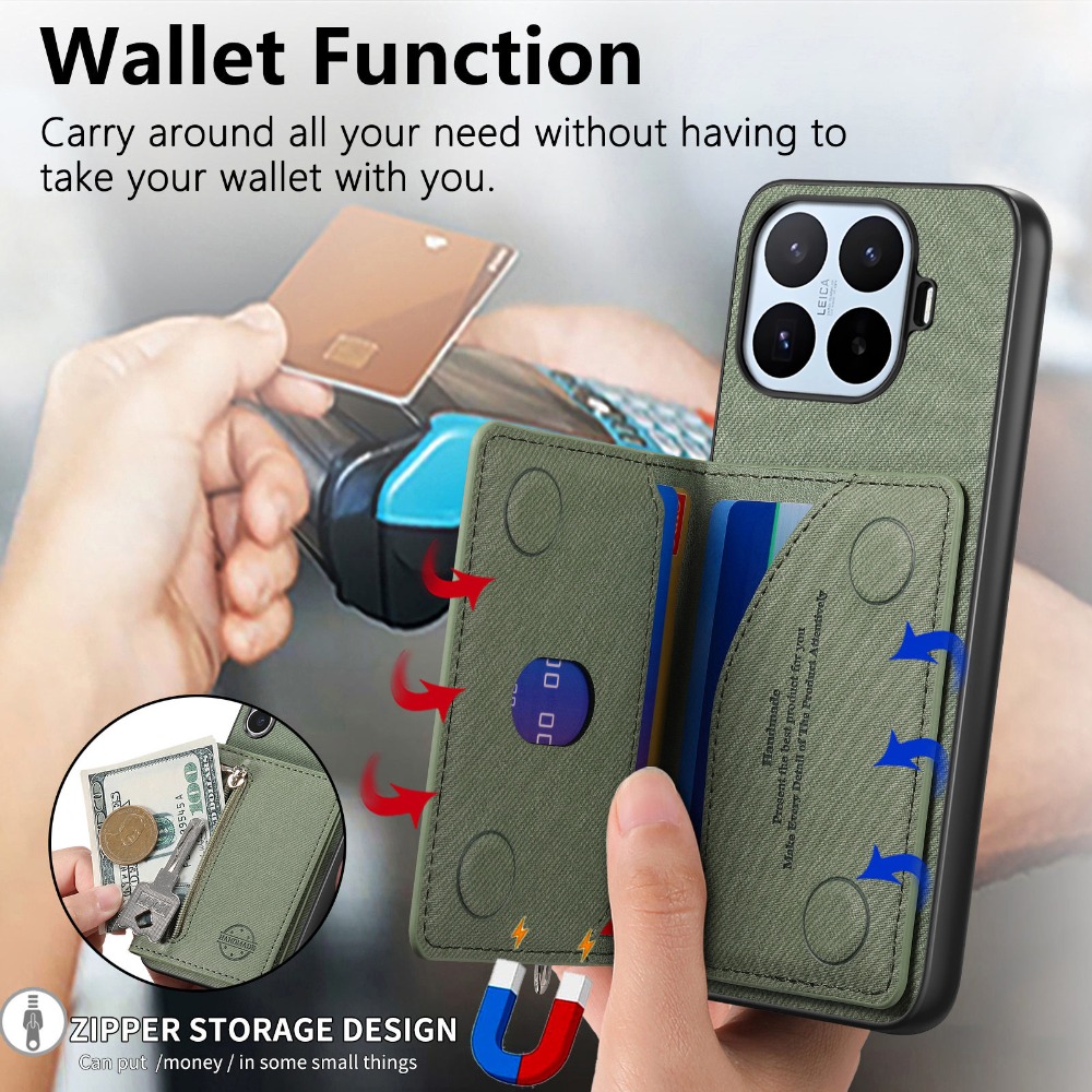 حافظة جلدية مغناطيسية بفتحة لل - مراجعة Phone Cases With Wallet On Back وسعره